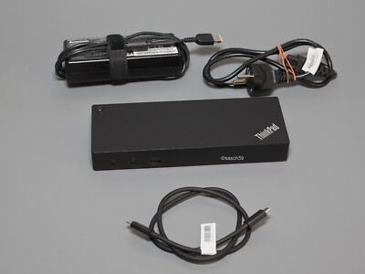 ThinkPad Thunderbolt 3  Dock 40AC 135W Netzteil mit USB-C Kabel Rechnung+Gewähr#
