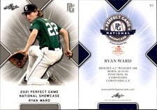 RYAN WARD 2021 LEAF PERFECT GAME 