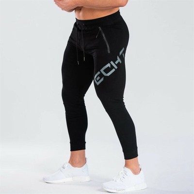 ECHT Black Sweatpants Joggers Fitness 