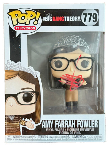 Mayim Bialik Signed Funko Pop Big Bang Theory Amy Farrah Fowler Autograph BAS