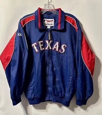 VTG Texas Rangers Baseball XL Majestic Jacket MLB Authentic
