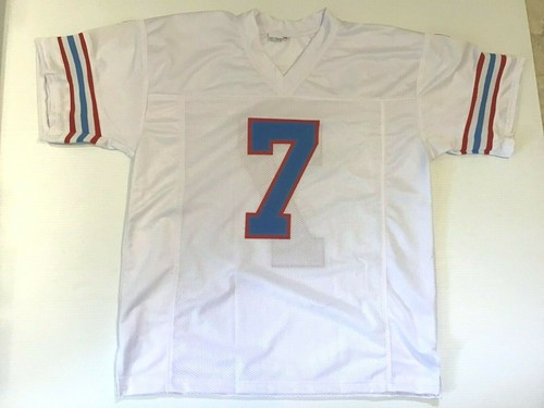 UNSIGNED CUSTOM Sewn Stitched Dan Pastorini White Jersey - M, L, XL, 2XL - Picture 2 of 2