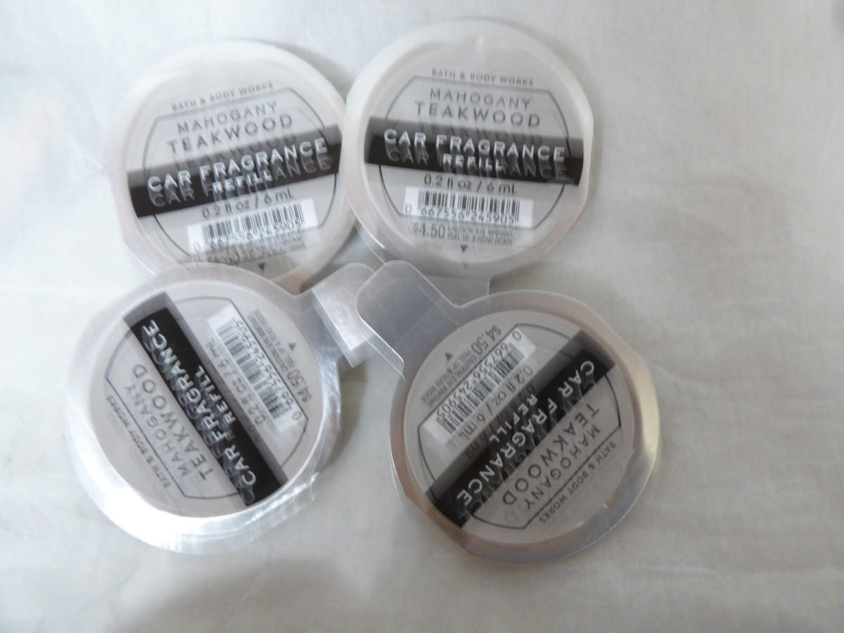 Bath Body Works Scentportable MAHOGANY TEAKWOOD Car Air