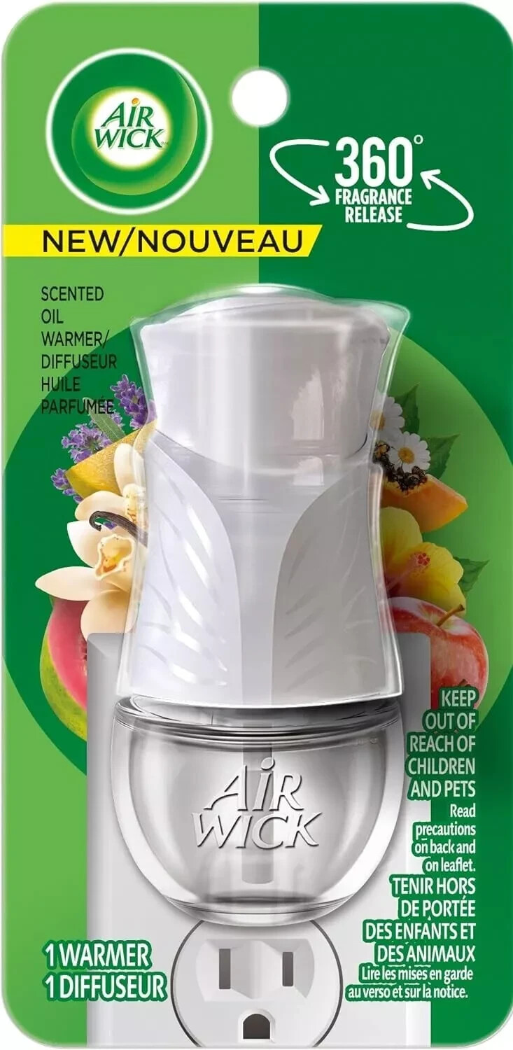 Warmer, White, 1 Count, Essential Oils, Freshener