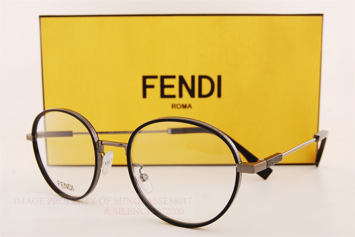 fendi round eyeglasses