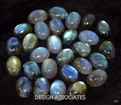 LABRADORITE RAINBOW EFFECT 22 X 16 MM OVAL CABOCHON CUT SOLD AS EACH