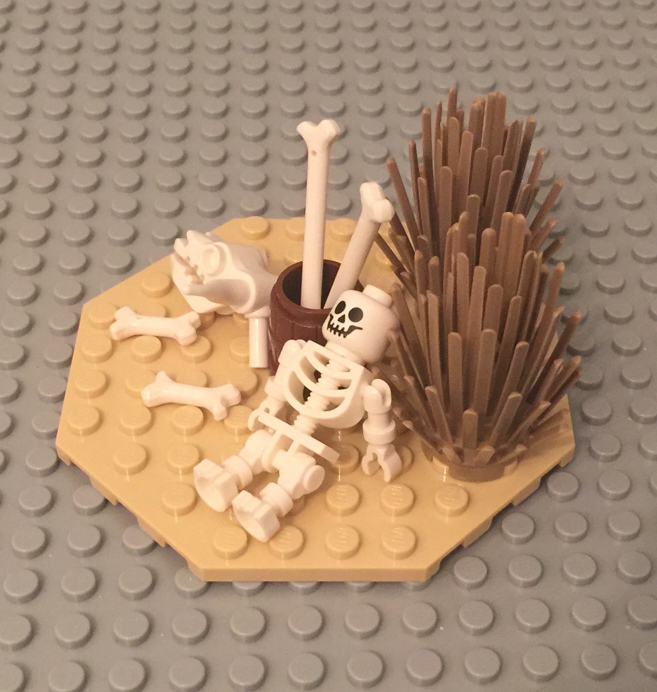 lego cow skull