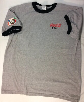 Coca Cola Zero NCAA Final 4 2007 T-shirt Sz XL Gray Black Red Logo SS Tee ATL