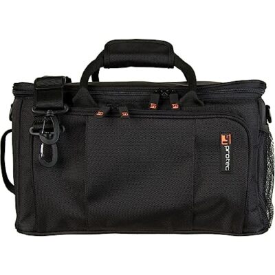 Pro Tec M404 Trumpet Multiple Mute Bag with Modular Walls,Black