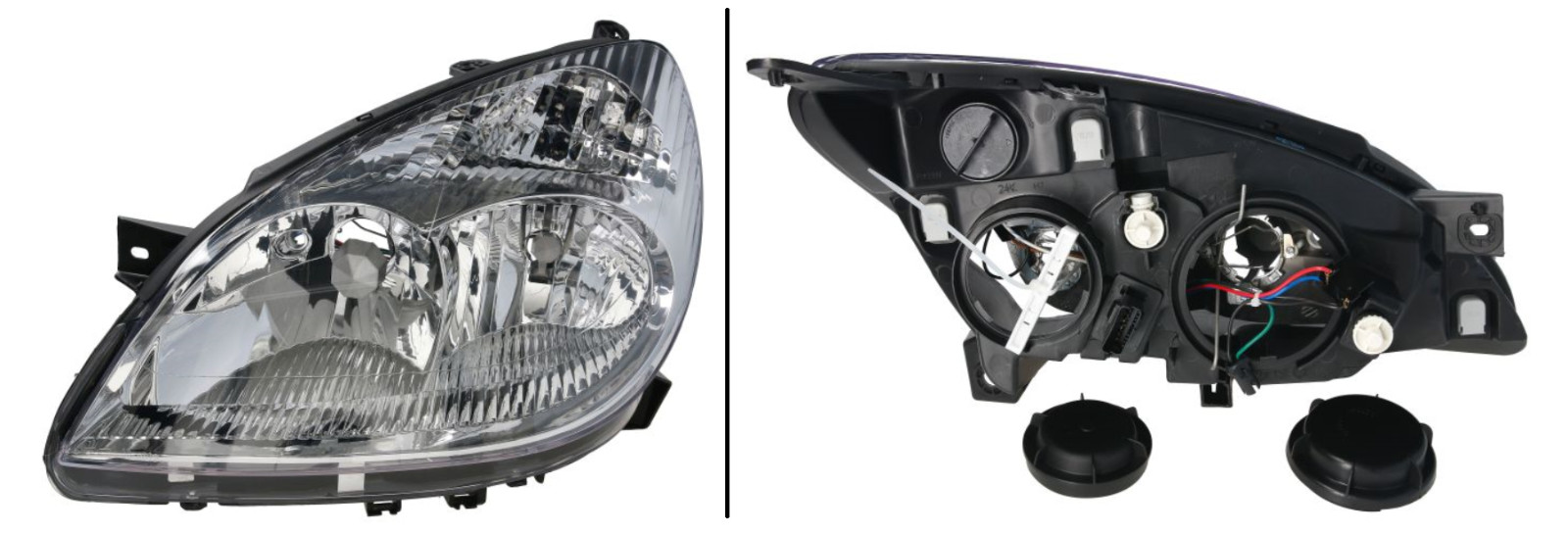 Phare avant gauche Citroën C5 double éclairage H4 H7 réglable