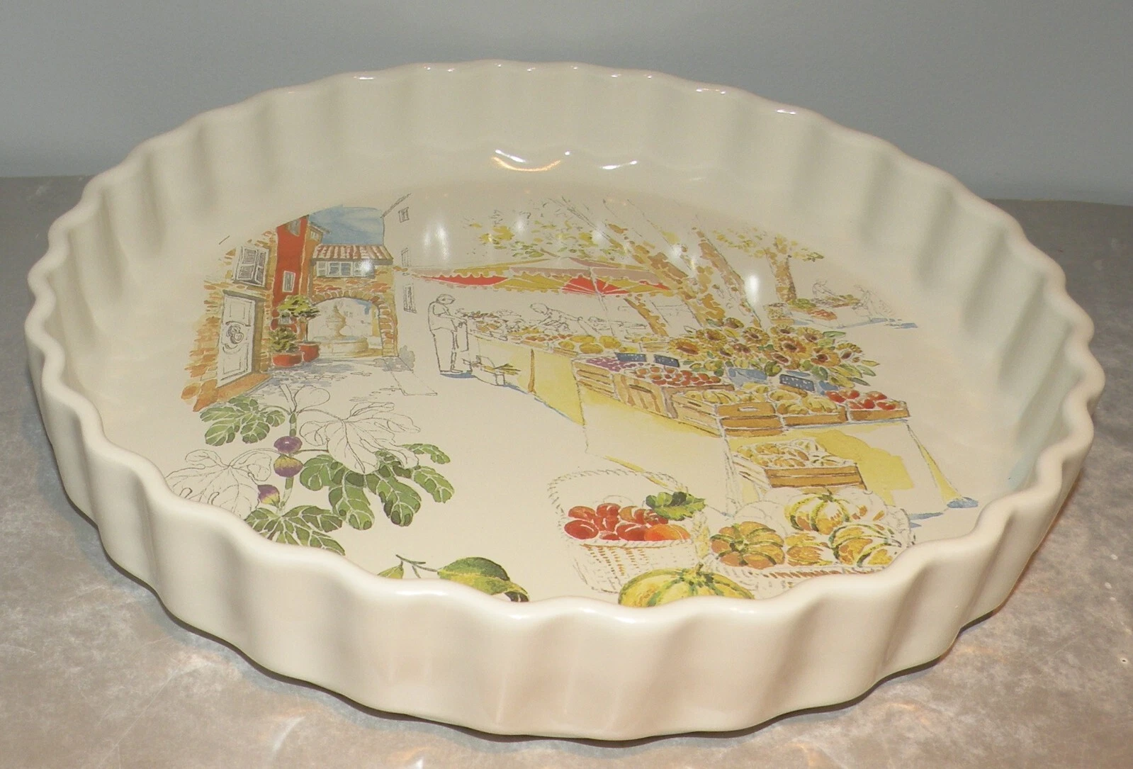 NEW Pie ( Quiche ) dish , baking dish new in 2024 Provence From GIEN