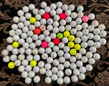 Assorted Golf Balls Various Brands Colors 12 pack