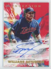 2020 Topps Inception Willians Astudillo Auto 47/75 Minnesota Twins RED