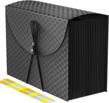 Expanding File Folders Accordian File Organizer with 24 Pockets,Accordion Docume