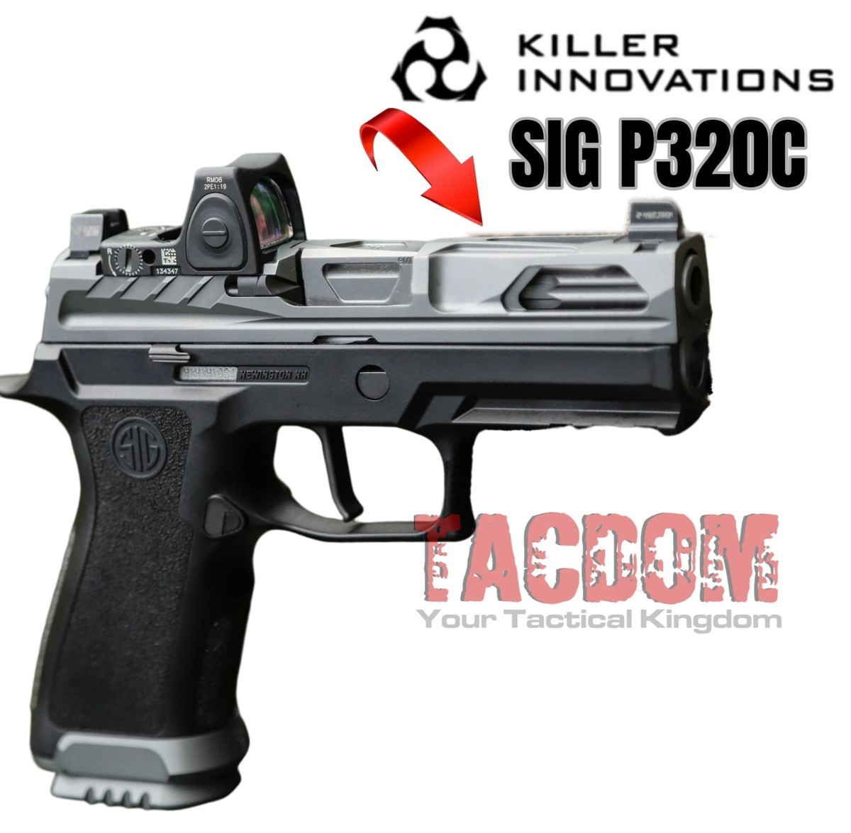 Killer Innovations Velocity RMR V1 Cut Slide for SigArms P320C