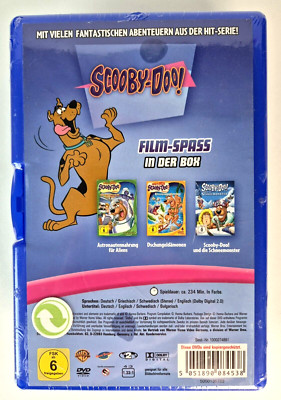 3 DVDs in Frühstücksbox : What's New Scooby-Doo? Vol. 1 & 2 + Schneemonster RAR!
