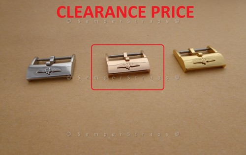 NOS Watch Strap buckle fit Breitling Silver Gold Rose Gold PVD Black 20mm - 第 14/19 張圖片