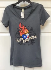 Kavio Heart of Texas Womens Large (see measurements) T-Shirt NWT