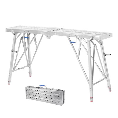  Folding Scaffolding Portable Work Platforms Step Ladder Height Adjustable