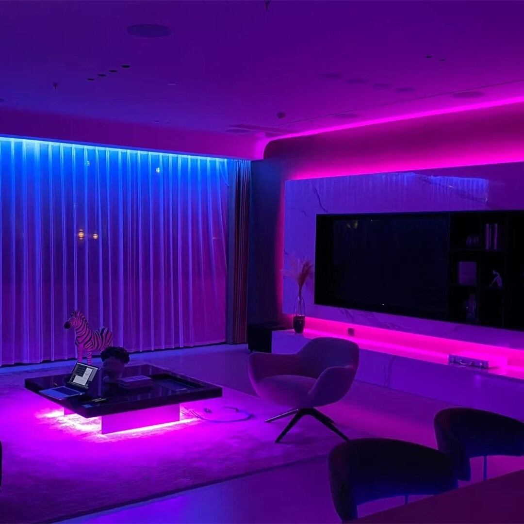 DC12V purple LED Neon Strip Lights Waterproof Flexible