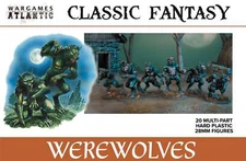 Wargames Atlantic 'Classic Fantasy Werewolves (20)' 28mm Plastic Figures