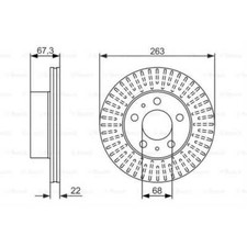 Disque de frein Volvo 240