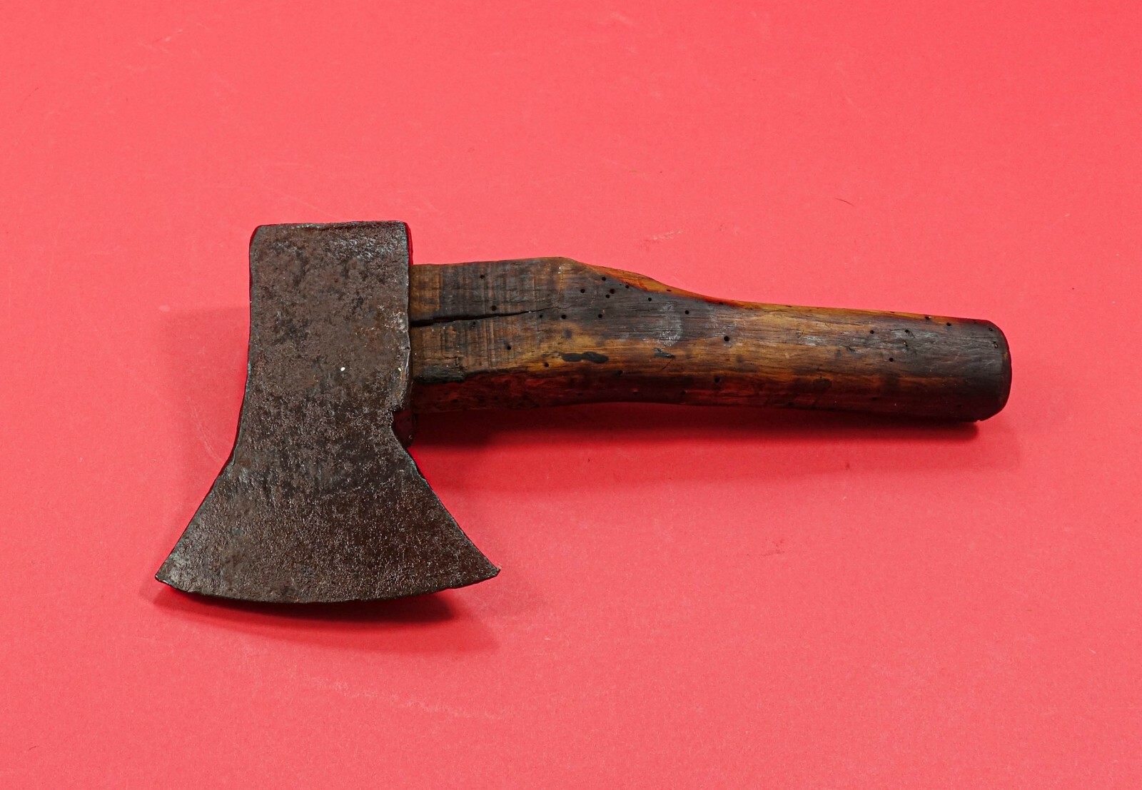 19th c Antique Rare Primitive Wrought Hewing Goosewing Bearded broad