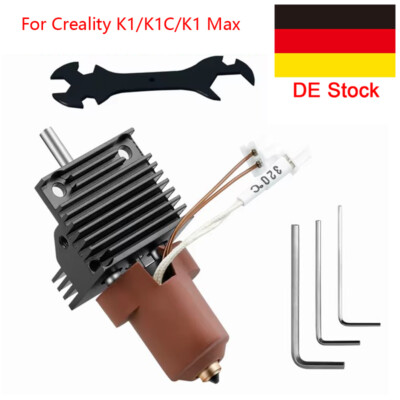 Hotend Kit Hot End 0.4mm Nozzles for Creality K1/K1C/K1 Max 3D Printer Parts -DE