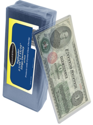 25 Pack Guardhouse USA LARGE Currency Toploader 12 mil BCW Rigid Holder
