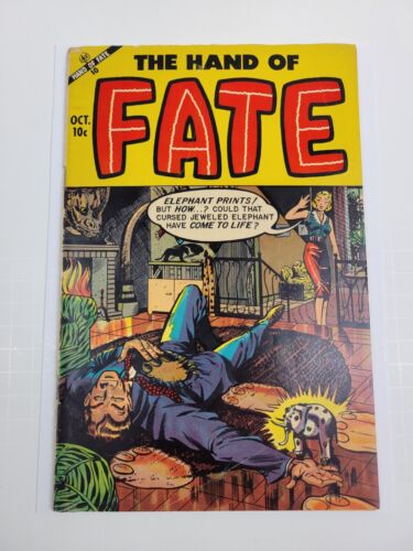 The Hand of Fate #20 Ace Publications 1953 Golden Age Horror Cover - Afbeelding 1 van 8