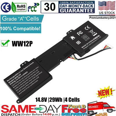 WW12P Battery For Dell Inspiron Duo 1090 Tablet PC 9YXN1 TR2F1 0TR2F1 Notebook