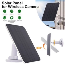 Outdoor Solar Panel Security Camera Doorbell Cam Panel for Rechargeable Battery