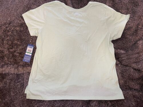 K-Swiss NWT Women’s Size XL Birds Egg Green T-Shirt Tee - Picture 2 of 5