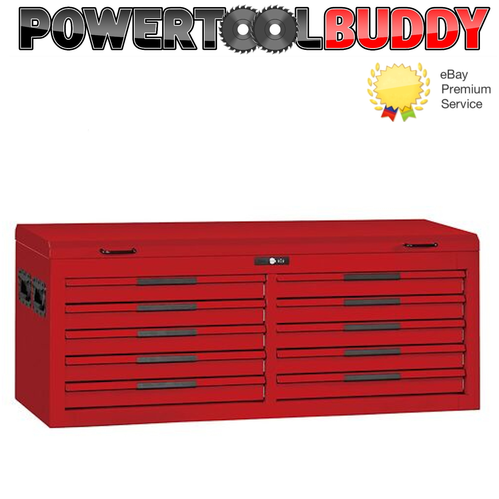 Teng TST53R10F 53"" PRO35™ tool chest 10 drawers red