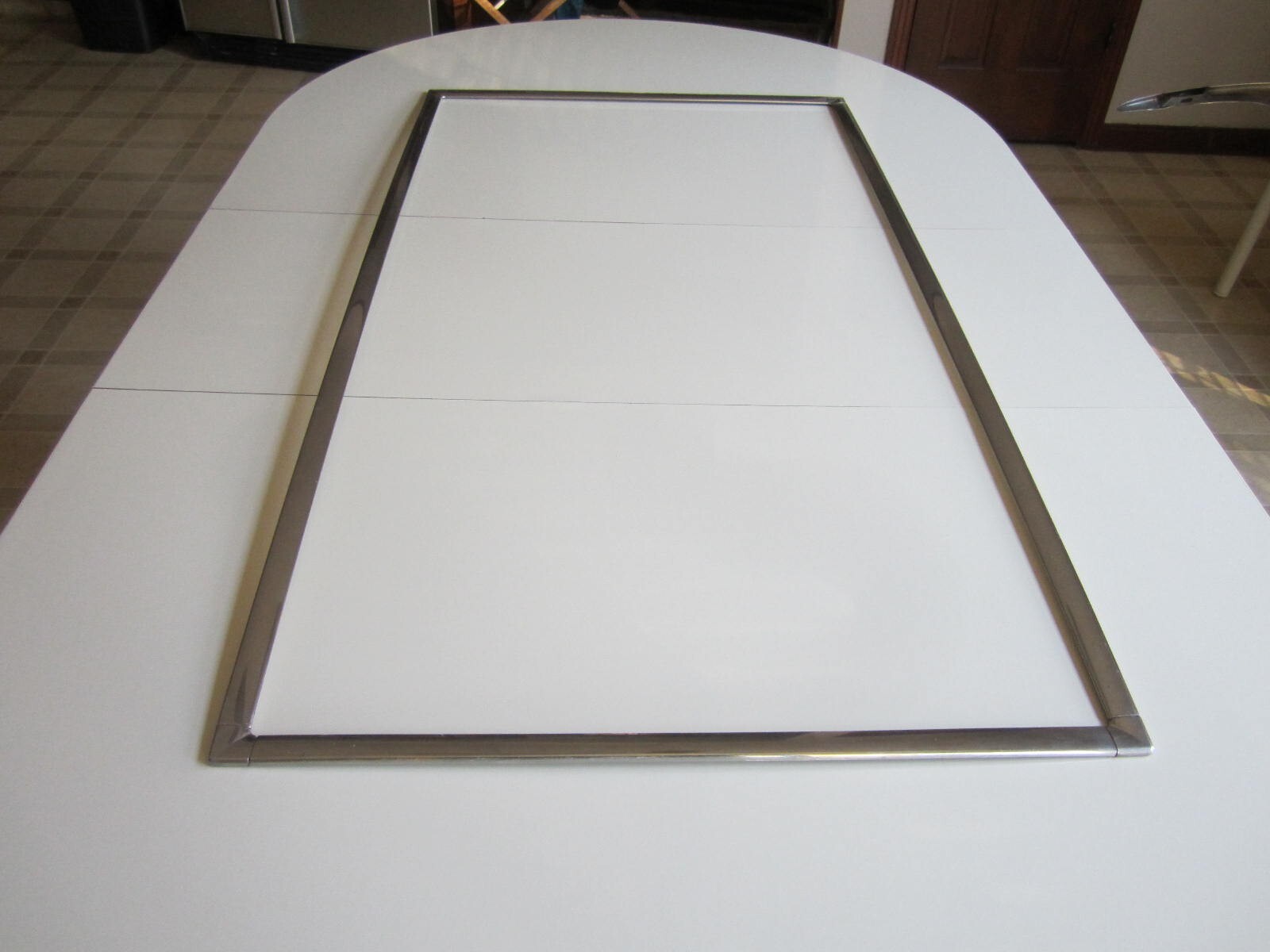 1967-1987 Aston Martin DB rear window / glass chrome surround trim.Free shipping