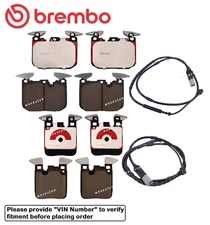 Front Rear Brake Pad Set OE Brembo Ceramic +Sensor for BMW M235i M240i / xDrive