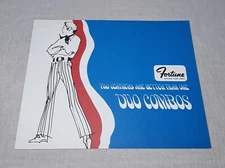 VINTAGE FORTUNE SHOES FOR MEN CARDBOARD COUNTER STORE DISPLAY SIGN