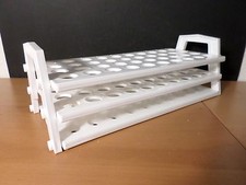 NALGENE Polypropylene 40-Position 13-16mm Test Tube Rack Support Holder Handles