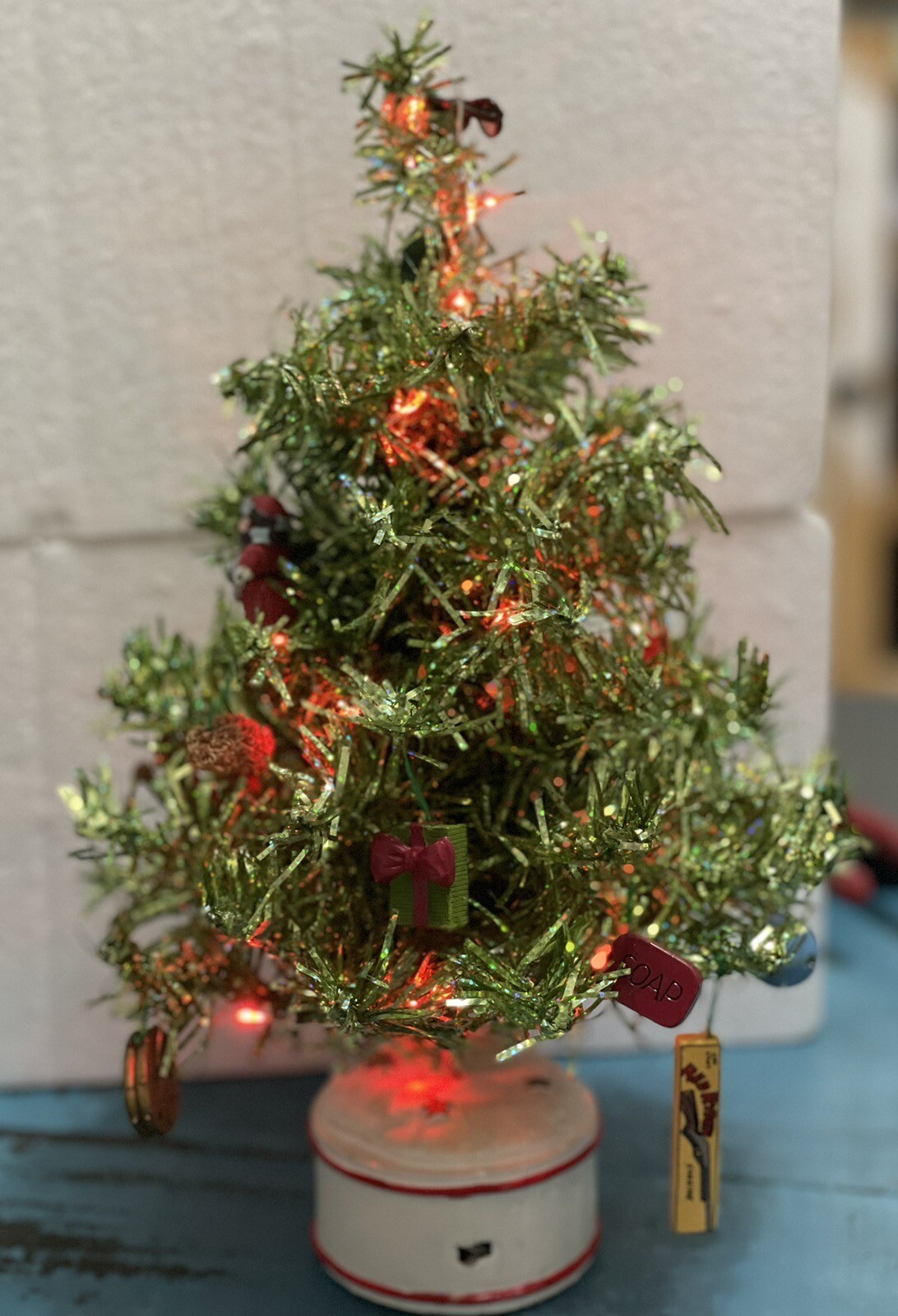 Dept 56 A Christmas Story, “Tinsel Tree”. Read description Before