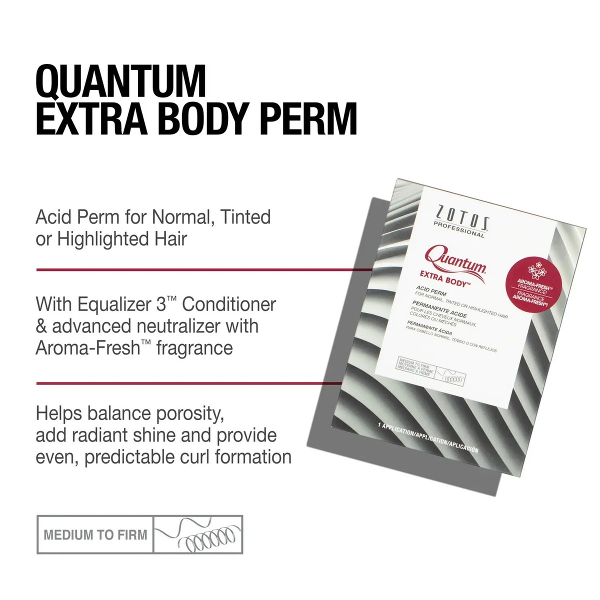QUANTUM EXTRA BODY GENTLE ACID PERM FOR NORMAL, FINE