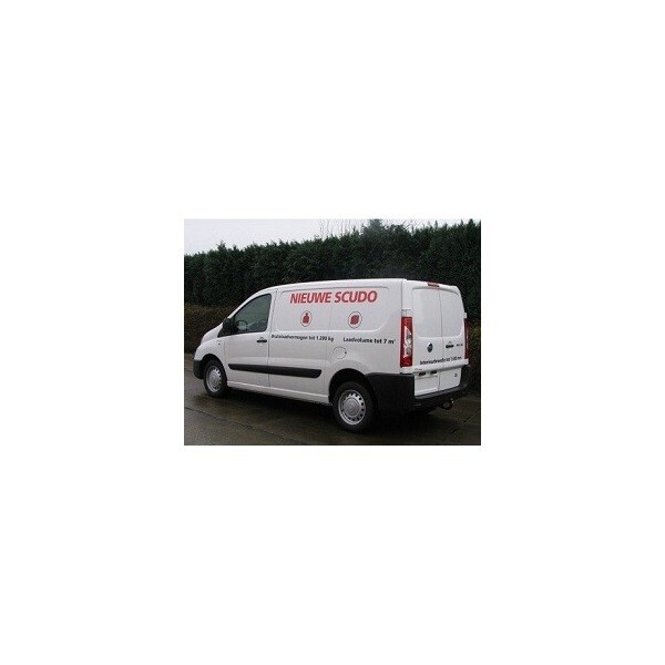 Attelage Peugeot Expert Westfalia col de cygne pour utilitaire noir