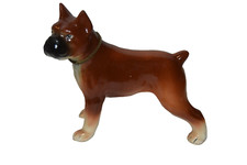 Vintage Ceramic Boxer Dog Figurine