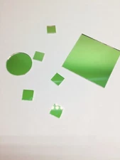 Various sizes 530nm Narrow Bandpass Filter NBP530 Green Light Pass Optical Glass