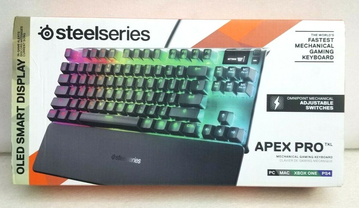 SteelSeries Apex Pro TKL RGB Compact Mechanical Keyboard US SteelSeries Apex Pro TKL RGB Compact Mechanical Keyboard US
