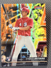 2020 Bowman's Best ORANGE ROOKIE REFRACTOR Shogo Akiyama 03/25