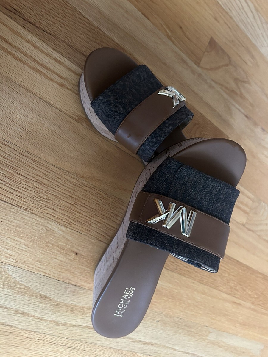 [JILLSTUART]★韓国人気★MILEY CROSS STRAP PLATFORM SANDALS New Michael Kors Jilly Platform Slide sandals size 6 NEW | eBay