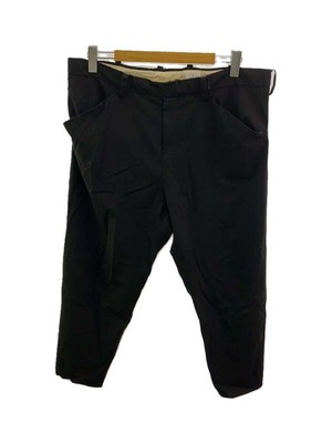 SUNSEA SUPER NICE MATERIAL PANTS 2 wool BLK solid color SNS-15S40 