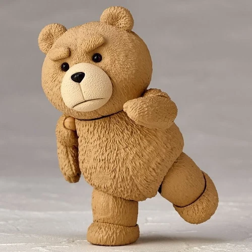 10 cm TED 2 Film Teddybär 4 Zoll in Schachtel bewegliche Actionfigur Spielzeug Sammlermodell - Bild 8 von 9