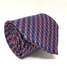 NEW Brooks Brothers Makers Classic Tie Red White Blue Geometric Silk Made USA