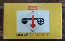 Kodak Instamatic 304 Vintage Film Camera, Instruction Man., IOB